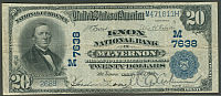 Mt. Vernon, OH, Ch.#7638,  Knox National, 1902PB $20, 2689, VF